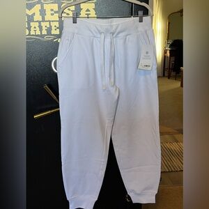 ATHLETA Triumph Jogger Printed White NWT